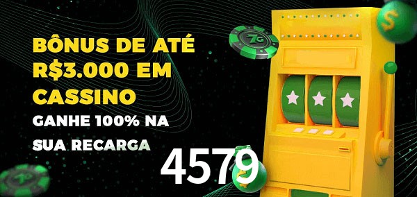 4579 melhor bônus de depósito