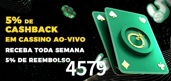 Promoções do cassino ao Vivo 4579